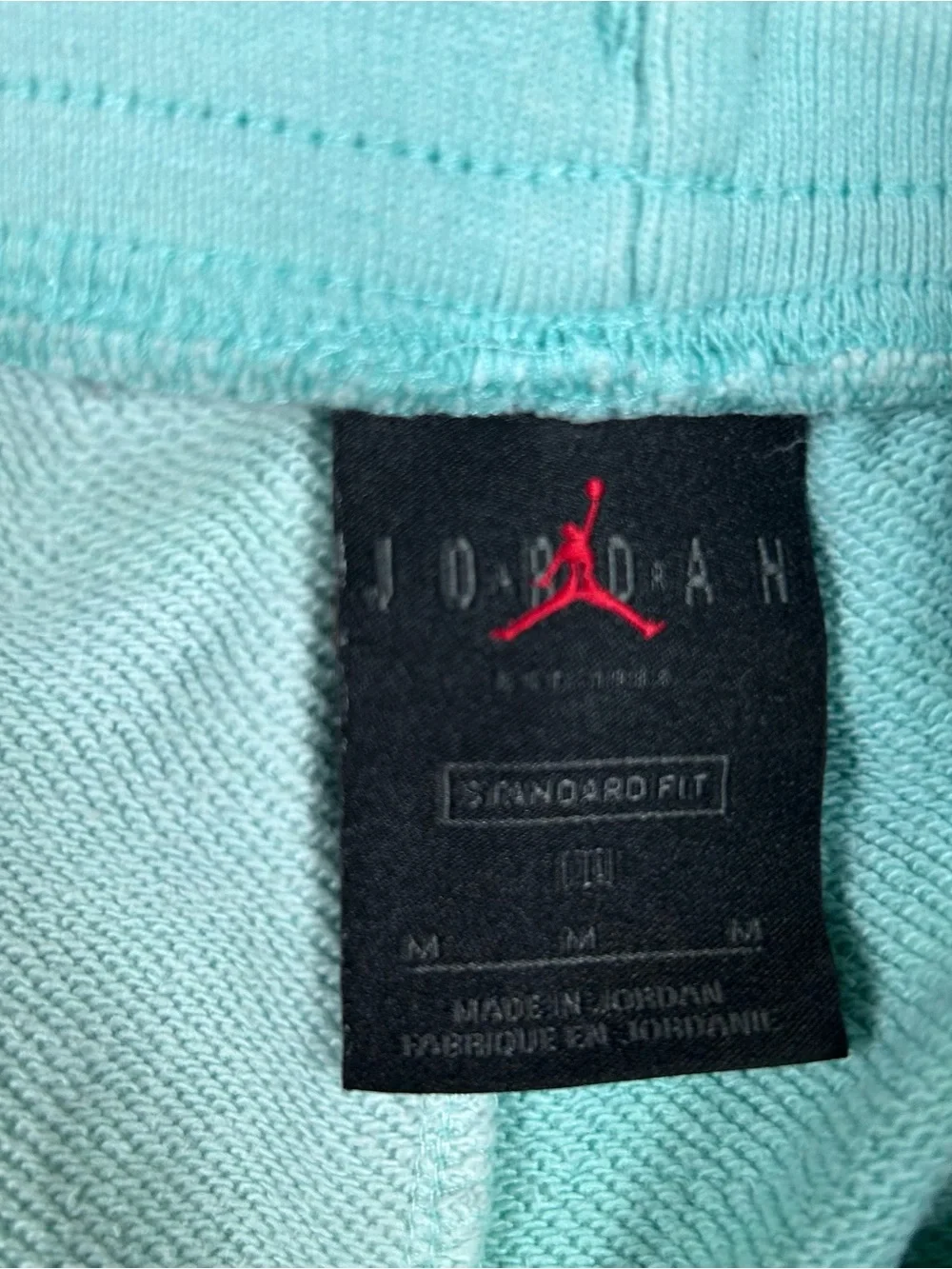 Jordan Jumpman Classics French Terry Shorts Mens M Teal 2 Tone Gym Sweat Shorts